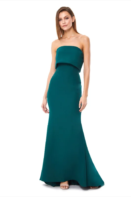 Blaze Strapless Maxi Dress With Overlay