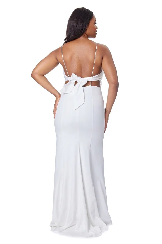 Jemima Square Neck Maxi Dress with Open Back